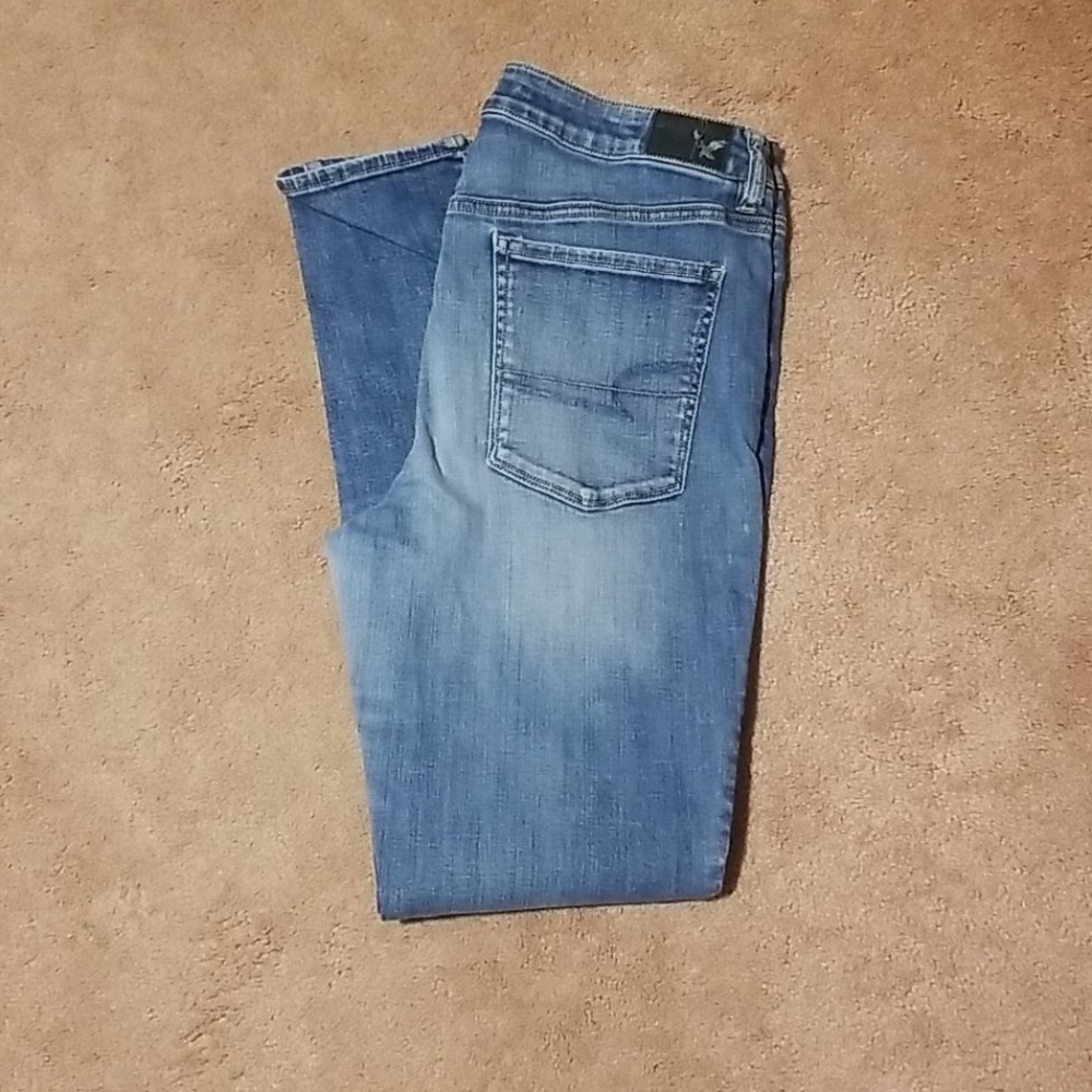 High rise skinny jegging